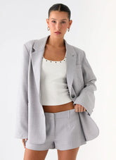 Kingston Oversized Blazer - Grey