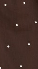 Sloane Mini Dress - Chocolate Polka